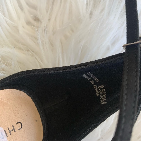 Chinese Laundry Chic Black Strappy Heels Size 8.5 - Picture 2 of 6